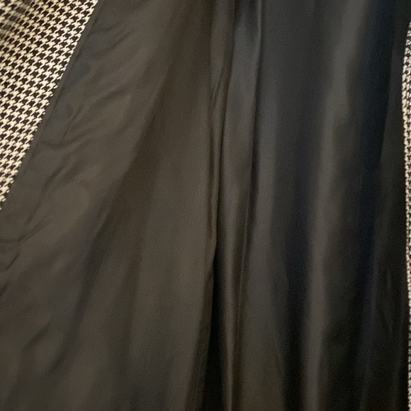 Selected Femme size 40 long black and white checked blazer or fall coat - Picture 5 of 9